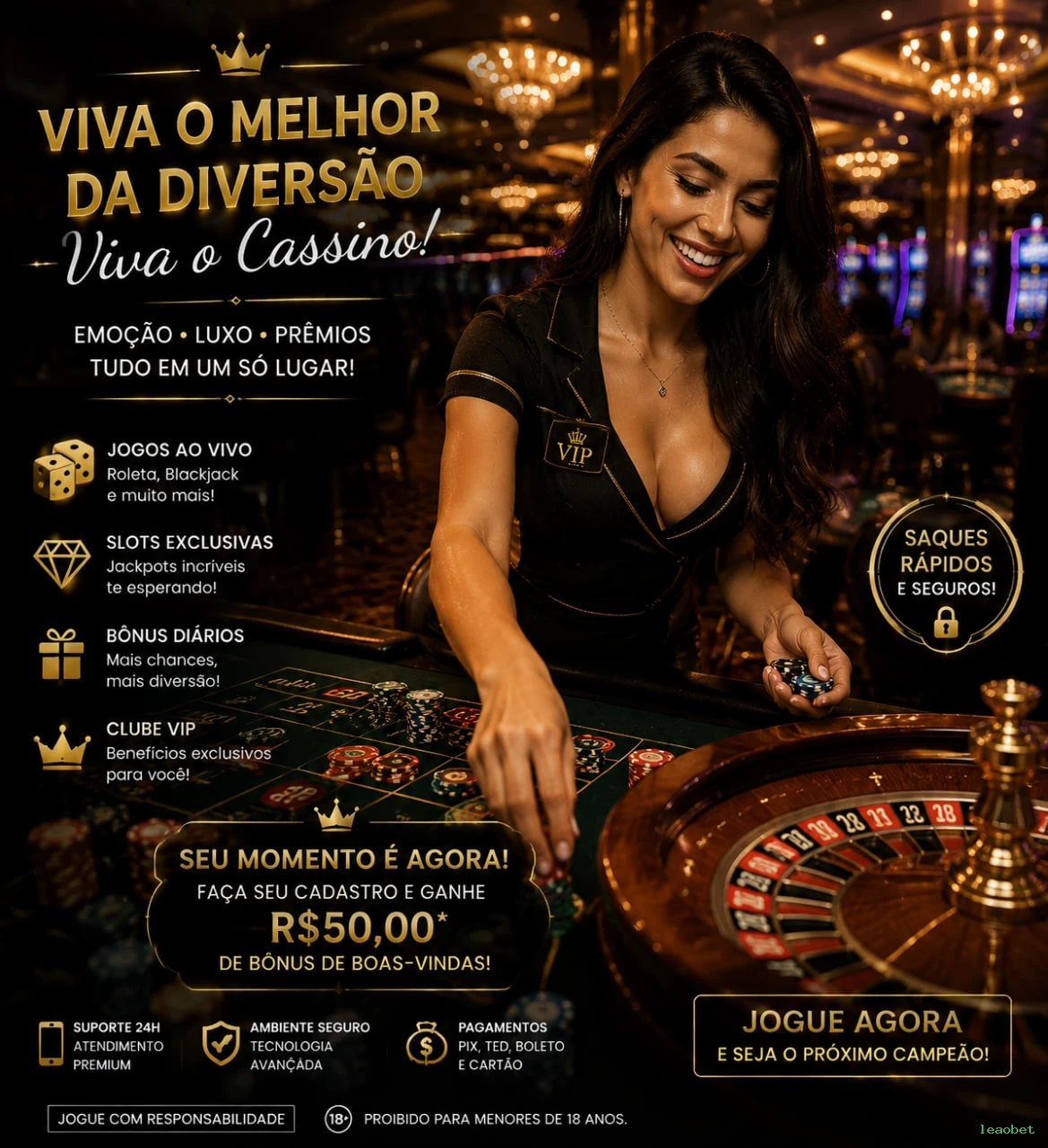Poker no leaobet: experiência segura no Brasil